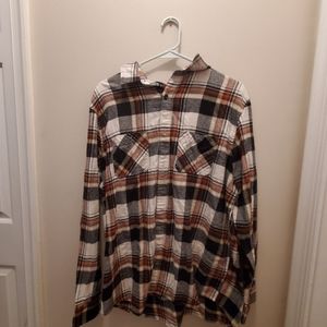 Mens flannel button up shirt
